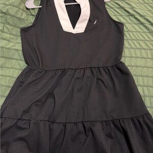 Nautica Black and White Mini Dress